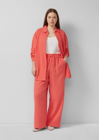 Chemisier QS en orange