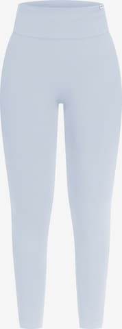 Smilodox Skinny Leggings 'Slayton Scrunch' in Blauw: voorkant