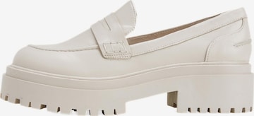 Mocassin 'Mocassin Penny Plateforme Carvalho — Blanc Cassé' Mangara Atelier en beige : devant