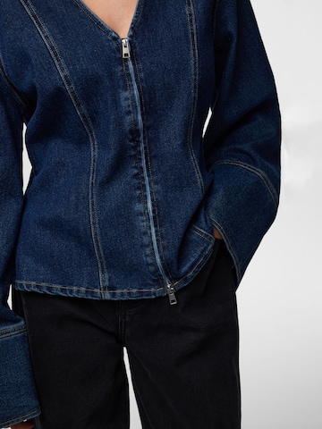 Chemisier 'PCFlora' PIECES en bleu