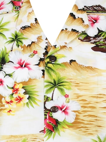 Pacific Legend Regular fit Button Up Shirt 'Welle' in Beige