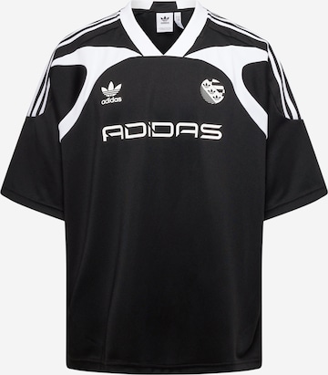 ADIDAS ORIGINALS Shirt in Black: front