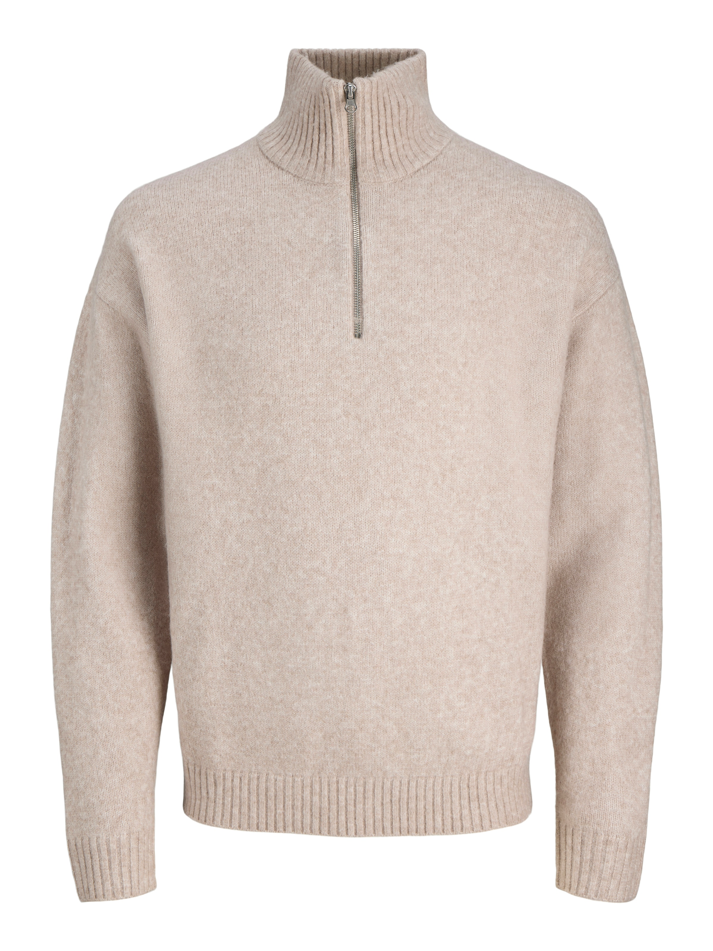 JACK & JONES Sveter 'JJESoho Ollie' - Béžová: predná strana