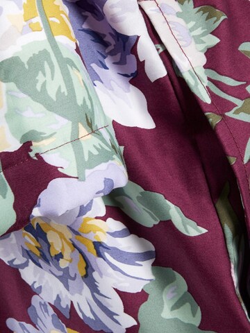 KENZO Long Bathrobe 'KBOUQUET' in Red