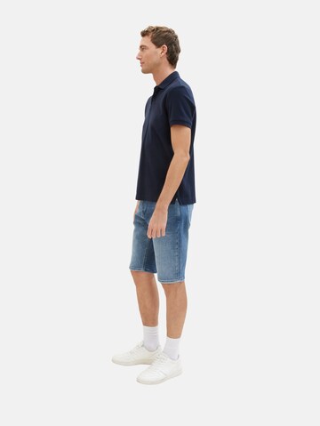 Coupe slim Jean 'Josh' TOM TAILOR en bleu