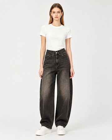Wide Leg Jean Elara en marron