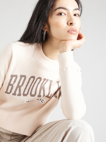 AÉROPOSTALE Sweatshirt 'BROOKLYN' in Beige