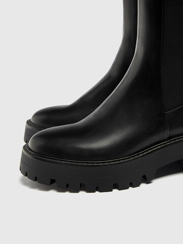 Chelsea Boots Pull&Bear en noir
