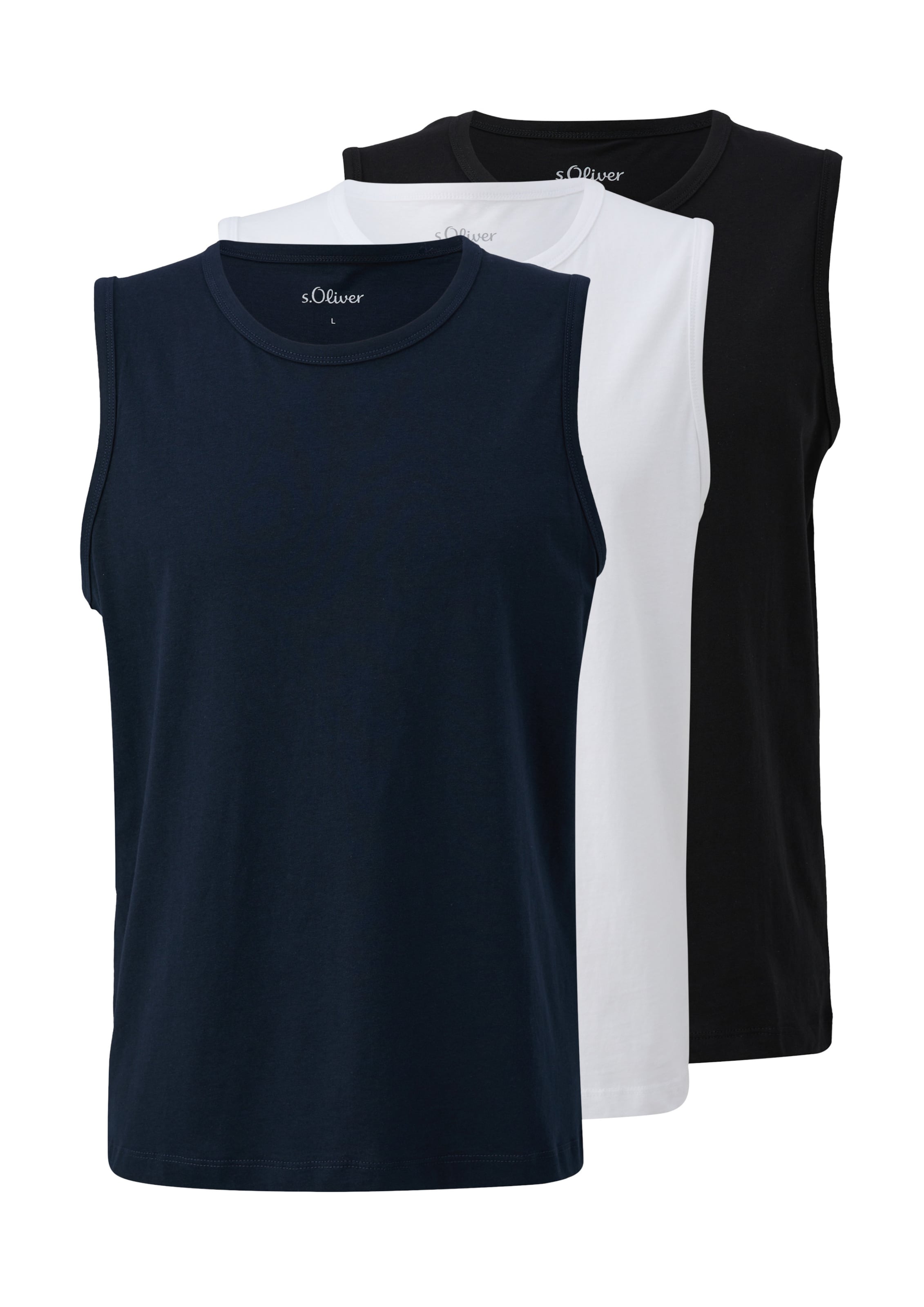 T-Shirt s.Oliver en noir : devant