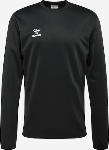 Hummel Athletic Sweatshirt 'ESSENTIAL' in Black: front