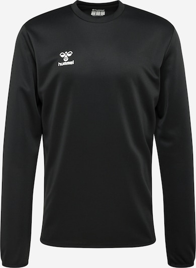 Hummel Sportsweatshirt 'ESSENTIAL' i svart / hvit, Produktvisning