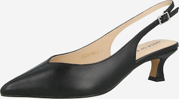 Escarpins à bride arrière 'HALO 1' Apple of Eden en noir : devant