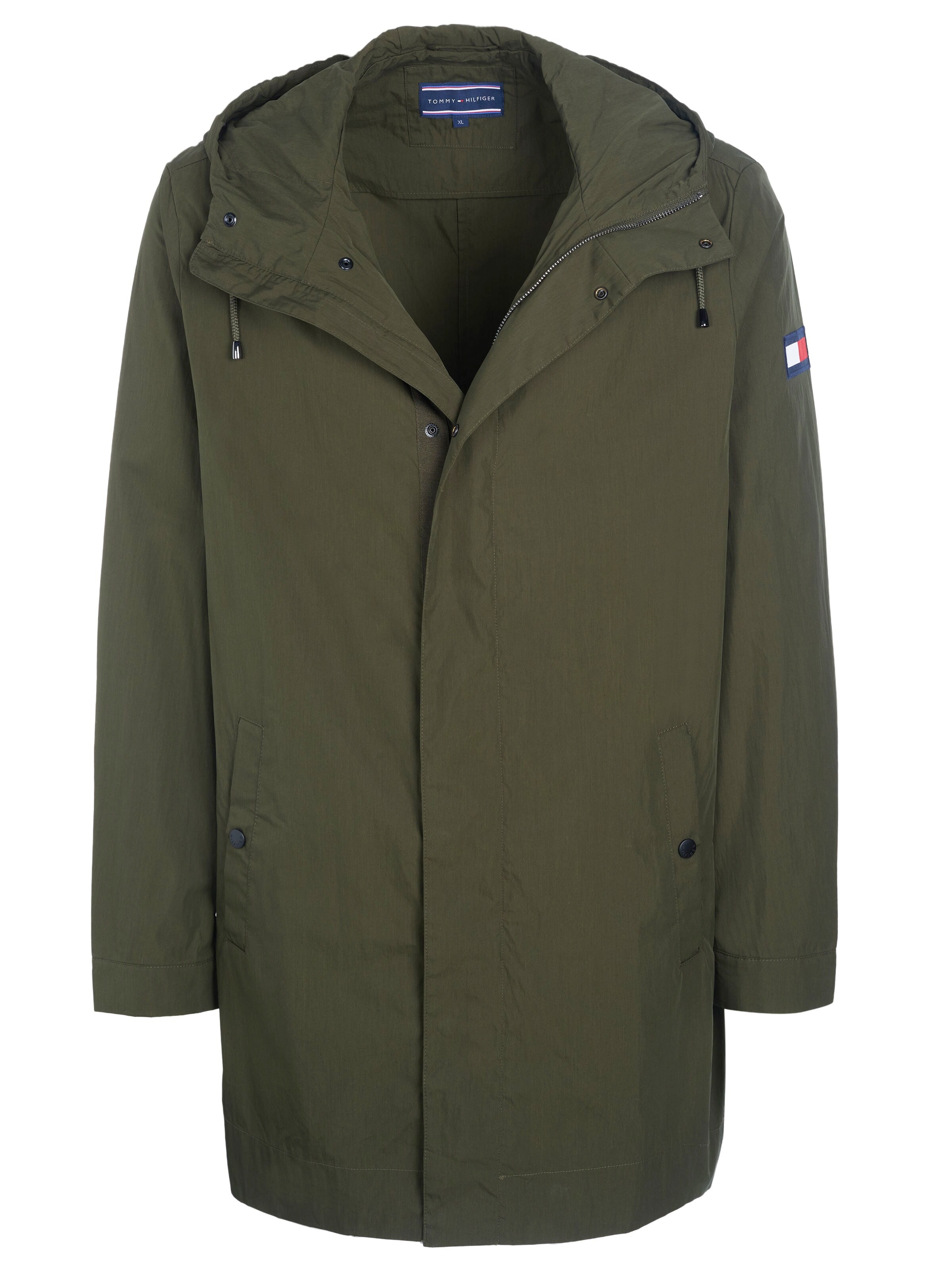 TOMMY HILFIGER Übergangsparka 'Tommy Hilfiger Jacke'‌‌‌‌ in M in oliv, Produktansicht