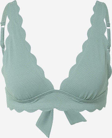 Hunkemöller - Triángulo Top de bikini en verde: frente