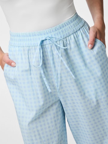 PIECES Loosefit Broek 'PCLiliane' in Blauw