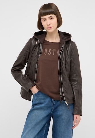 MUSTANG Shirt 'Style Alma' in Braun: Vorderseite