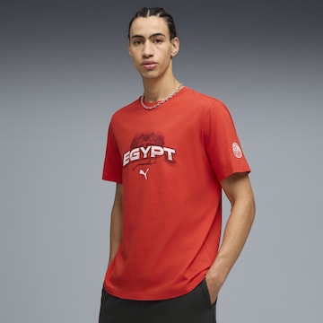 PUMA Functioneel shirt ' ftblCulture' in Rood: voorkant