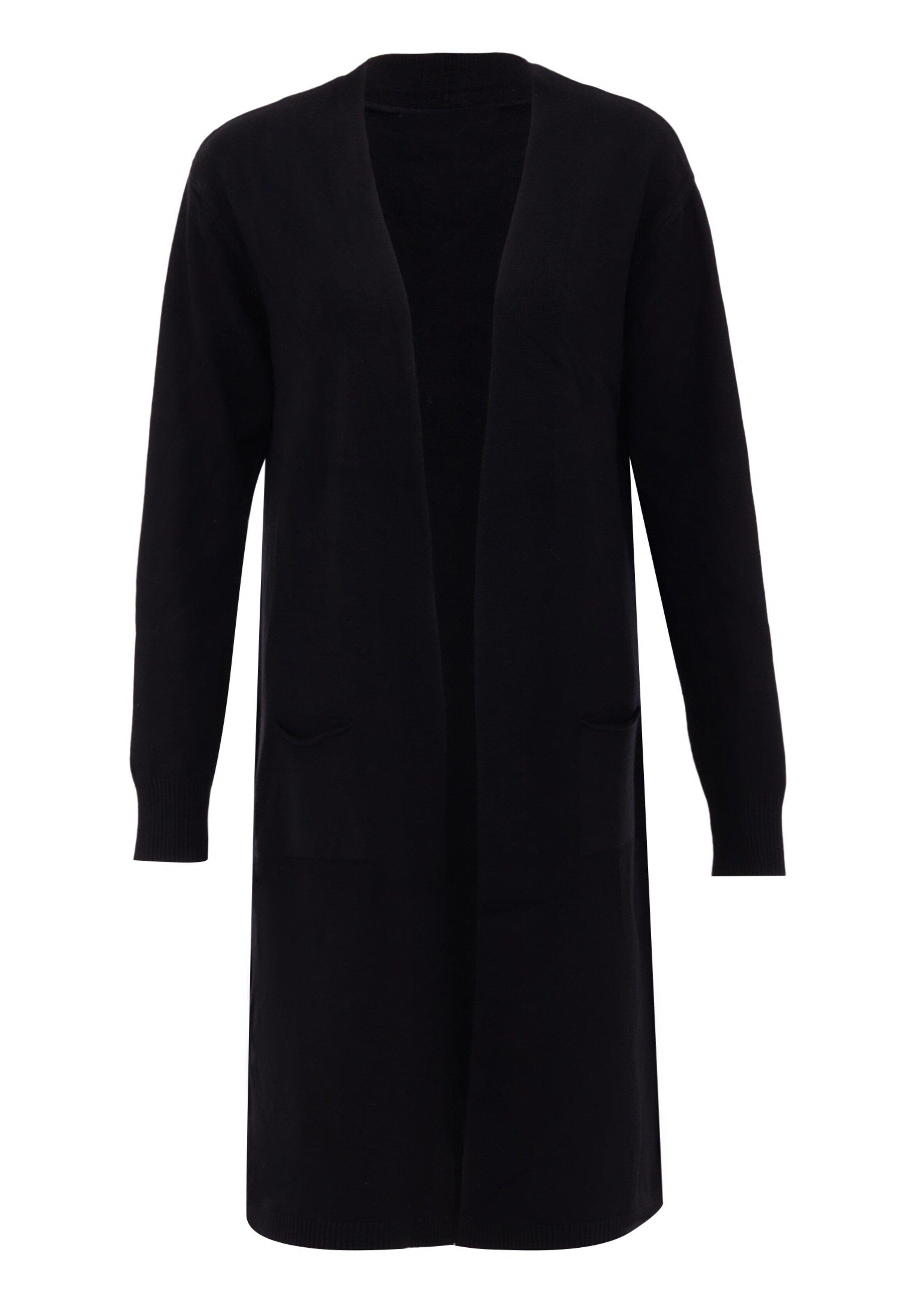 SANIKA - Casaco de malha em preto: frente