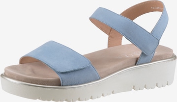 ARA Sandale in Blau: Vorderseite