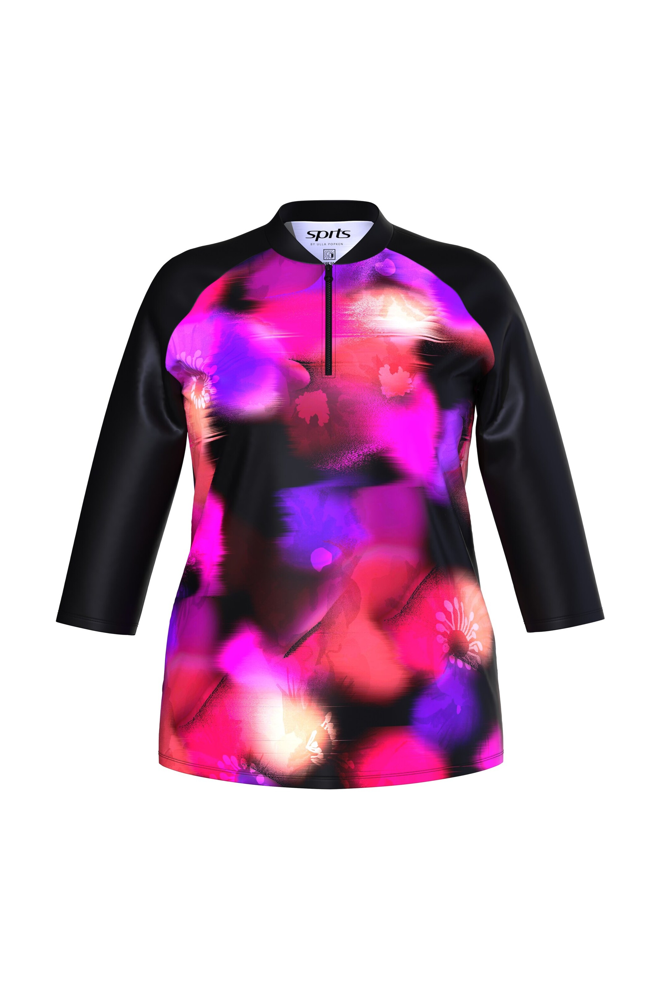 Ulla Popken Shirt in Black: front