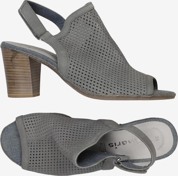 Tamaris Sandalen 38 in Grau: Vorderseite