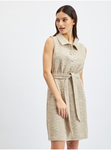 Orsay Dress in Beige: front