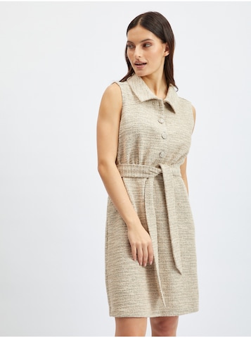 Orsay Dress in Beige: front