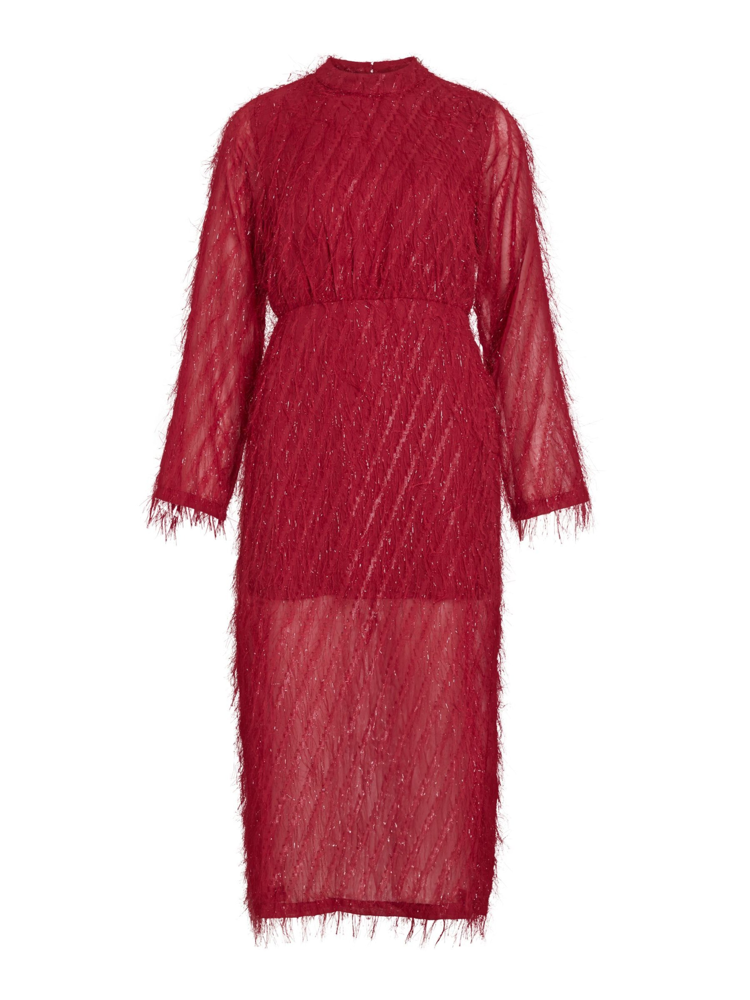 VILA Cocktailjurk in Rood: voorkant