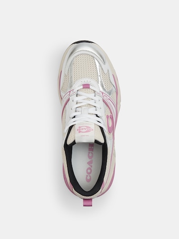 Baskets basses COACH en rose