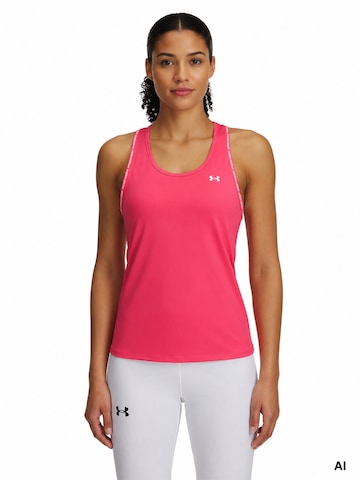 UNDER ARMOUR Top 'Tech Knockout Tank'‌‌‌‌‌‌‌‌ in Pink