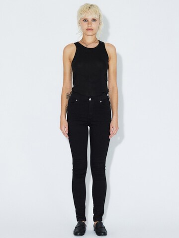 Dr. Denim Tall Slimfit Jeans 'Lexy' in Zwart