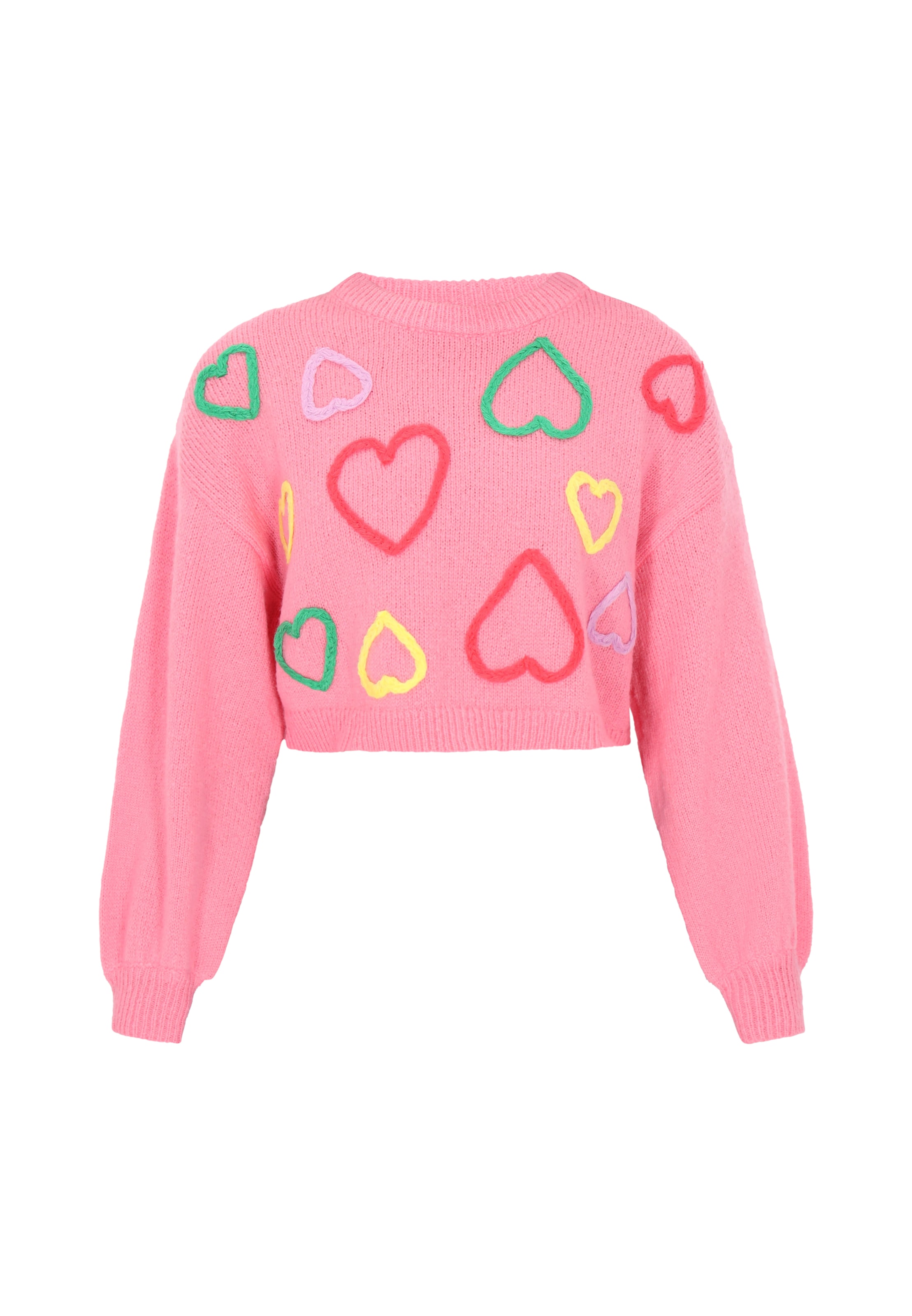 MYMO - Pullover em rosa: frente