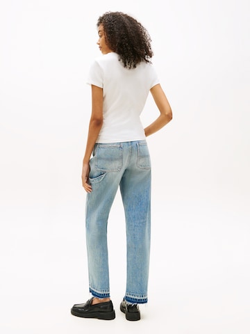 Tommy Jeans Shirt 'ESSENTIAL' in Weiß