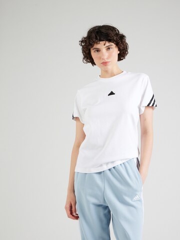 T-shirt fonctionnel ADIDAS SPORTSWEAR en blanc : devant