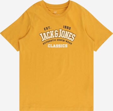 Maglietta di Jack & Jones Junior in giallo: frontale