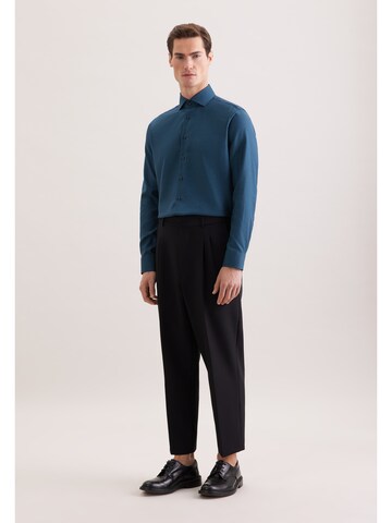Coupe regular Chemise business 'Classic Essentials' SEIDENSTICKER en bleu