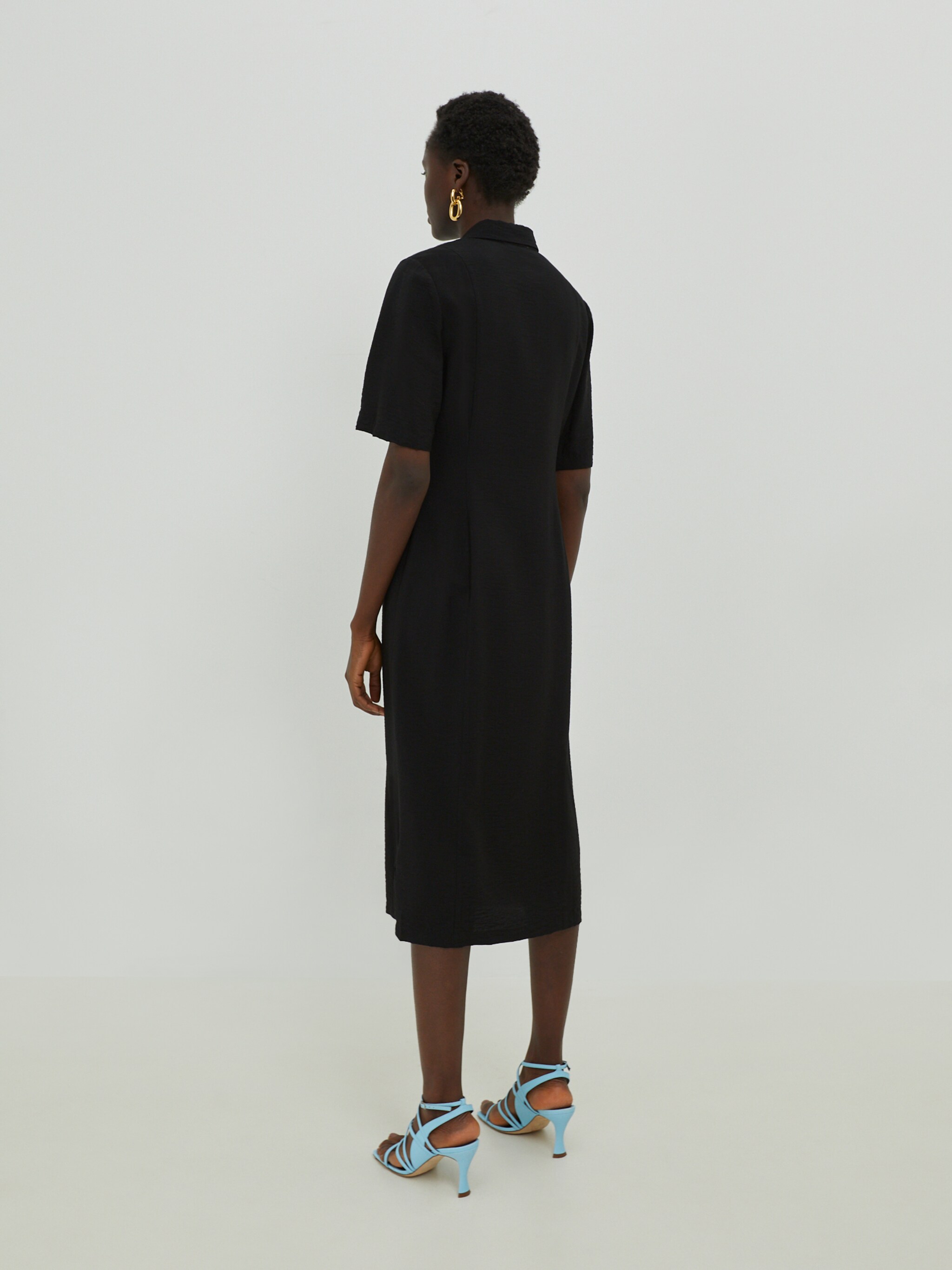 EDITED Producten Blousejurk 'Laila' Zwart