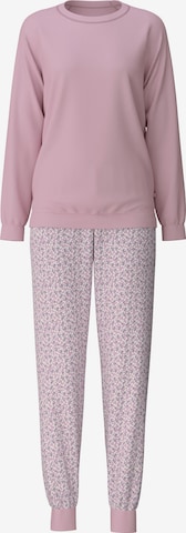 CALIDA Pyjama 'Midnight Flowers' in Lila: Vorderseite