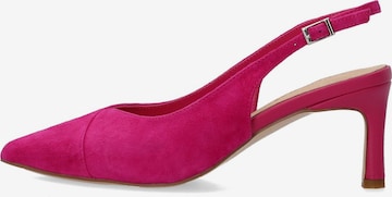 VENEZIA Slingback Pumps in Pink: front