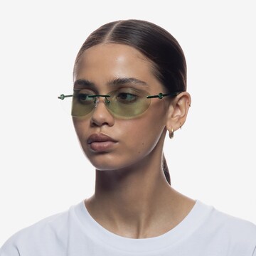 LE SPECS Солнцезащитные очки 'Slinky' в Зеленый