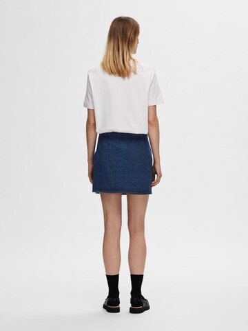 SELECTED FEMME Skirt 'Clair' in Blue