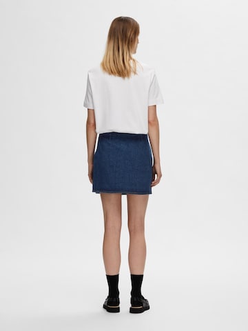 SELECTED FEMME Skirt 'CLAIR' in Blue