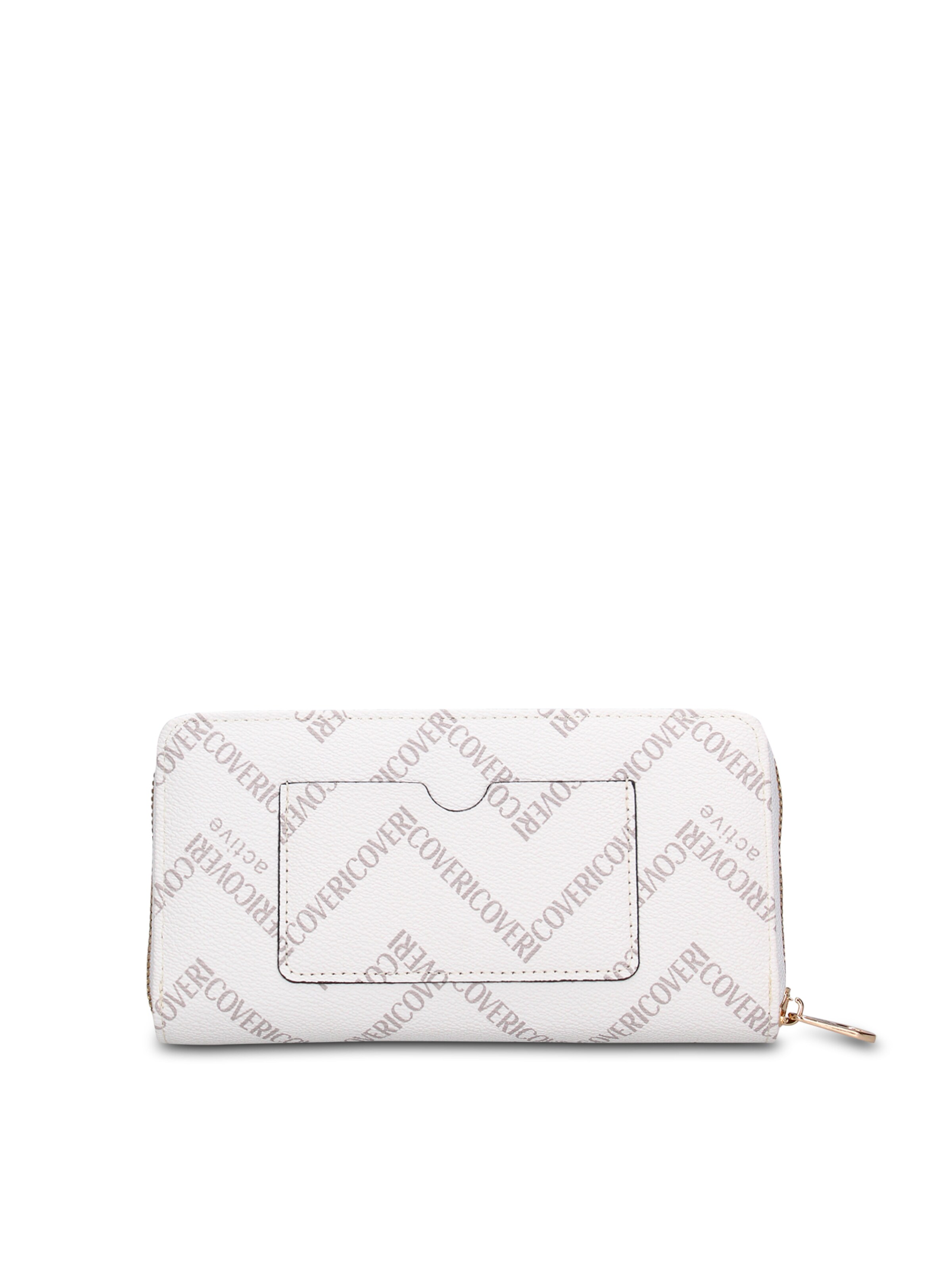 Portamonete 'Portafoglio donna con zip Coveri Collection' di Coveri Collection in bianco