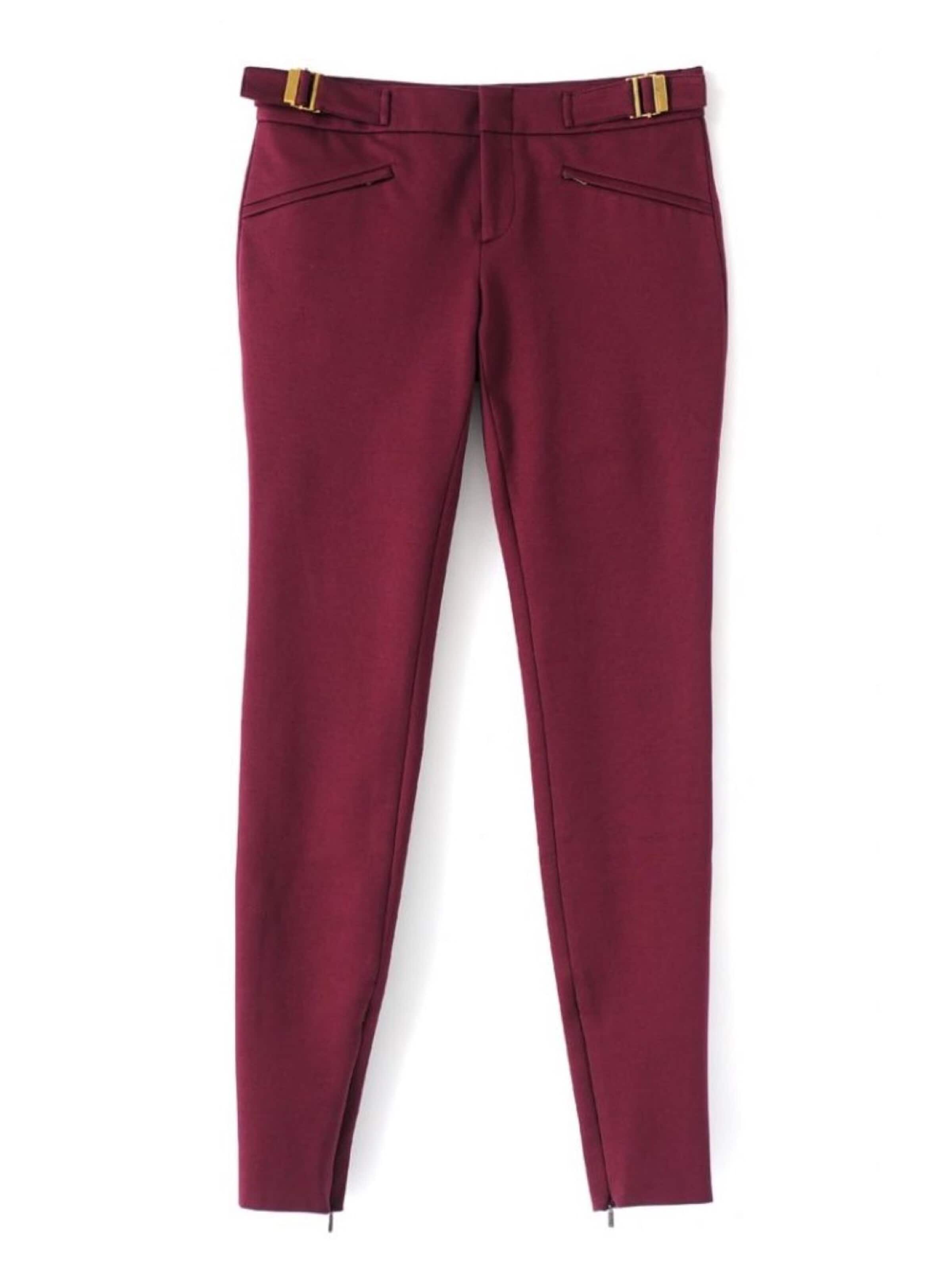 THE DRESSER Pants 'Gucci stretch-crepe skinny trousers' in Red: front