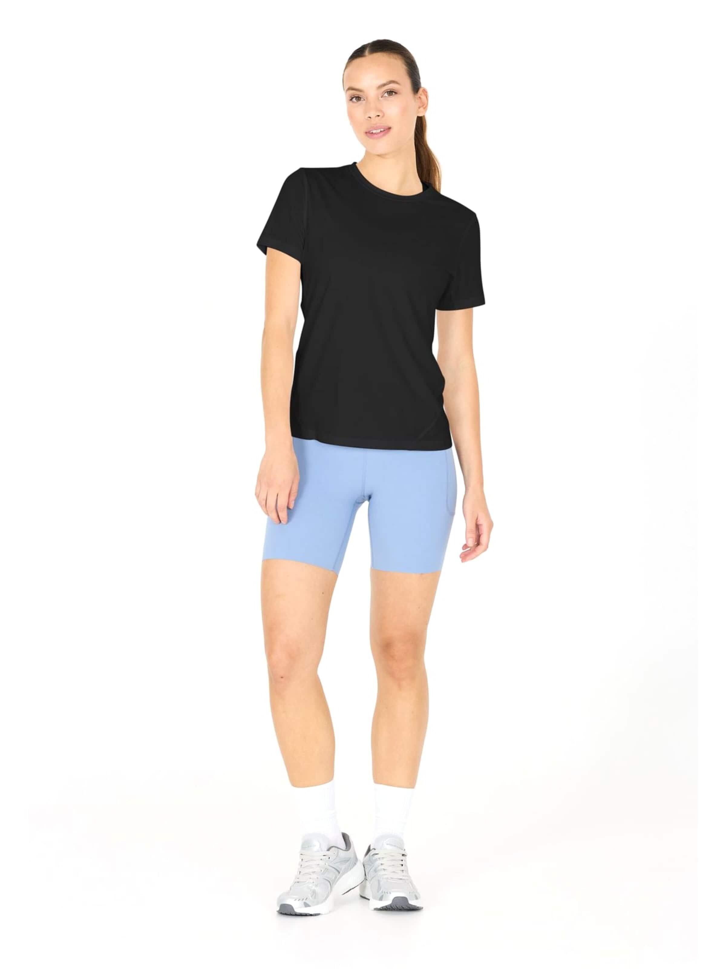 T-shirt fonctionnel 'Nan W SS Tee' ENDURANCE en noir