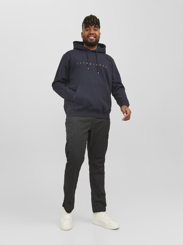 Jack & Jones Plus Sweater 'JJESTAR' in Blue