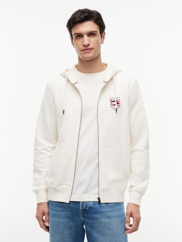 Giacca di felpa di TOMMY HILFIGER in beige: frontale