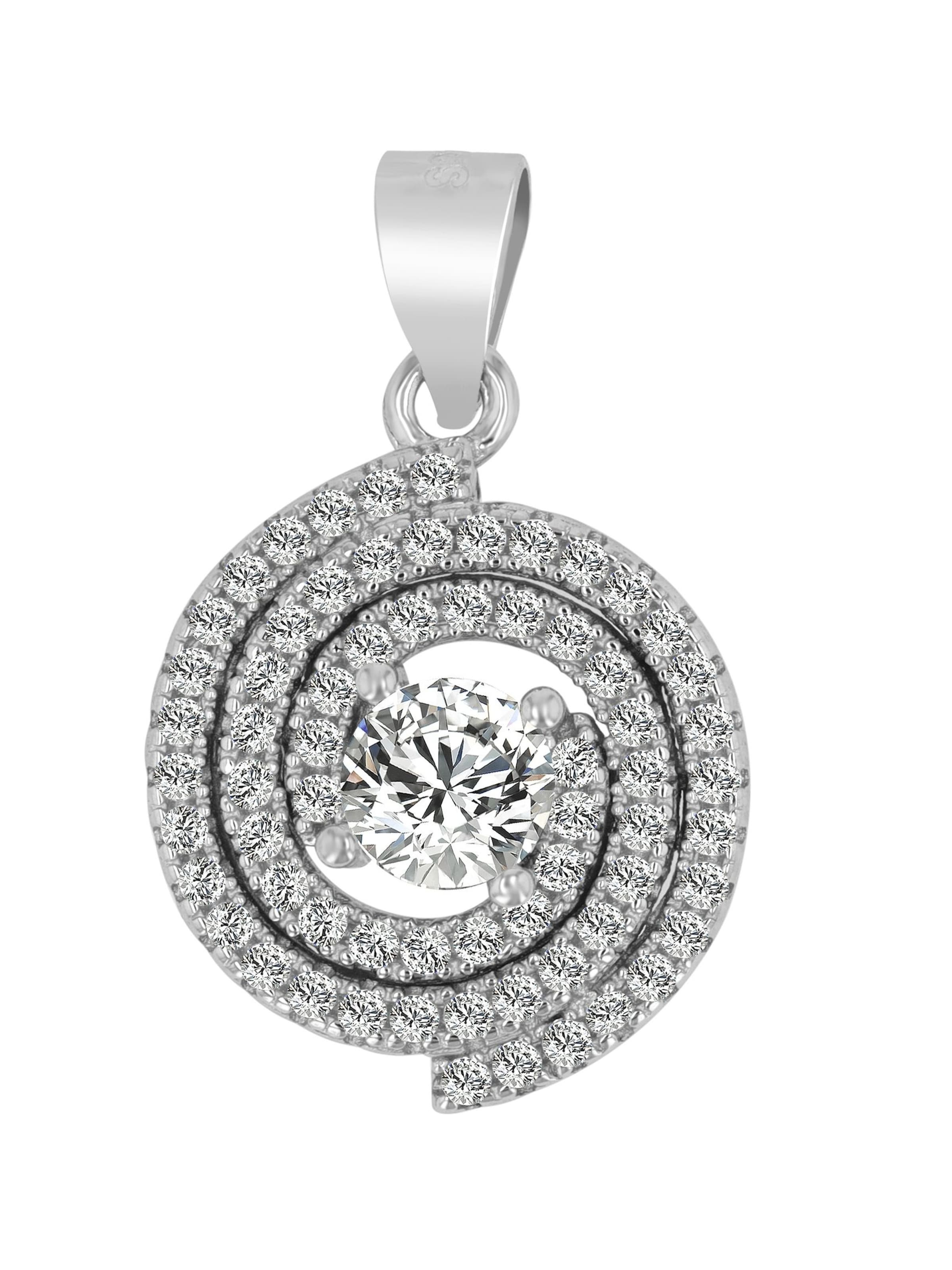 Akzent Pendant 'Zeynep, 925 Sterlingsilber, langlebig' in Silver: front