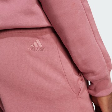 ADIDAS SPORTSWEAR Regular Sports trousers 'Essentials' in Red