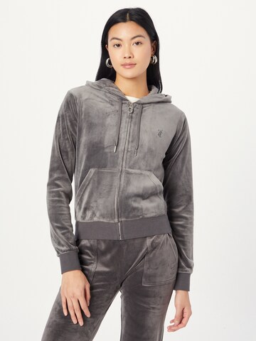 Juicy Couture Sweatjacke in Grau: predná strana